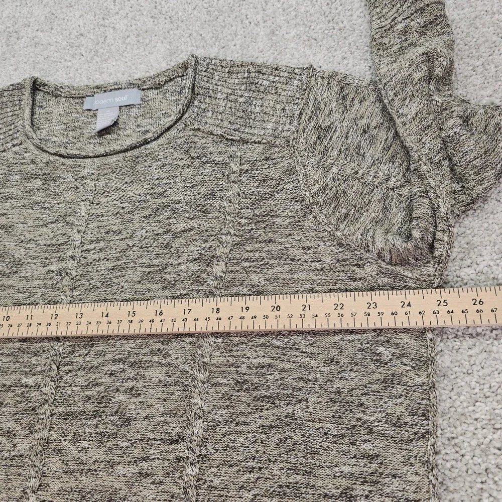 Modern Soul Women's 2X Marled Knit Sweater 3/4 Sleeve‎ Tunic Top NWOT